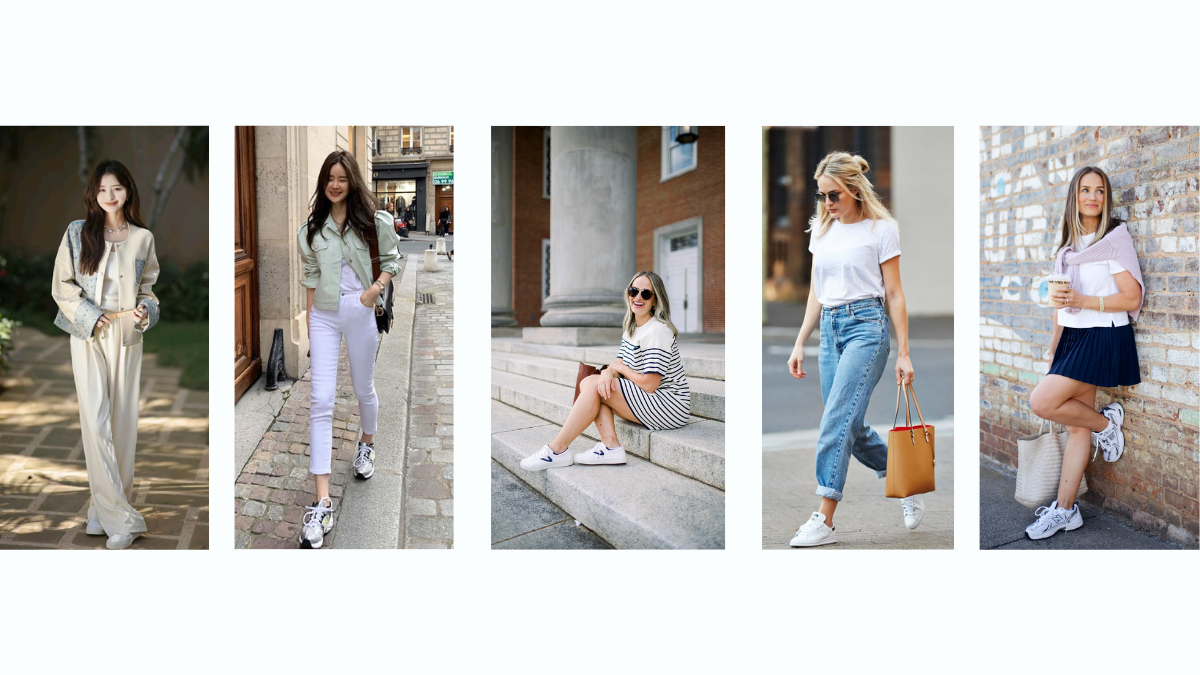10 Inspirasi Outfit Sneaker Putih untuk Tampilan Stylish Setiap Hari!